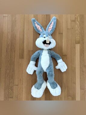 Vintage Bugs Bunny Plush Rare 3 Foot Life Size 2000 Warner Brothers Store Y2K